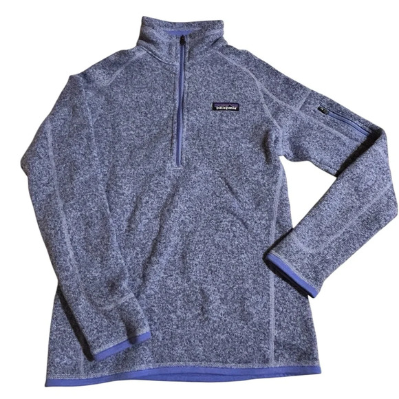 Patagonia Better Sweater‎  1/4 Zip Fleece Pullover purple lilac women’s xs - Picture 1 of 7